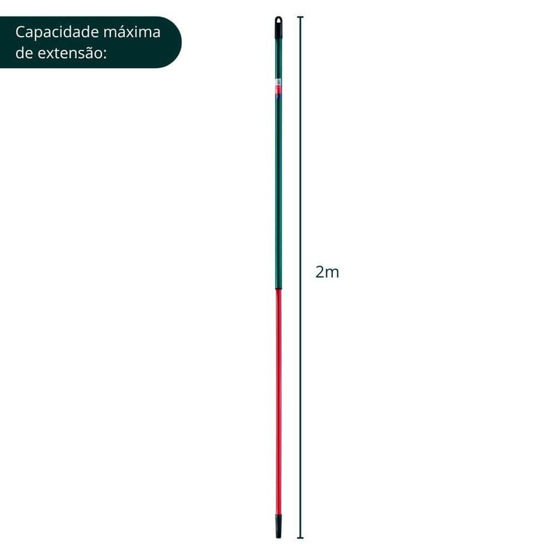 cabo extensor de aço para rolo de pintura atlas 2 metros (mp)