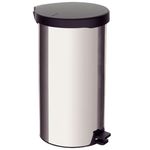 lixeira inox com pedal 20 litros tramontina new (mp)