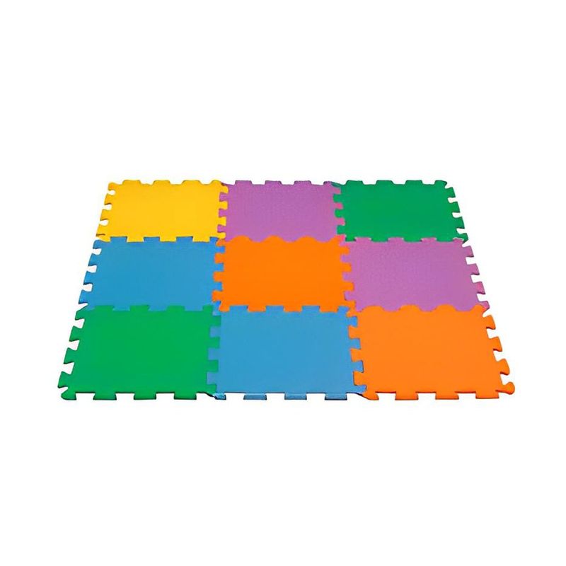 tapete tatame evamax eva 9 peças 28x28cmx8mm colorido (mp)