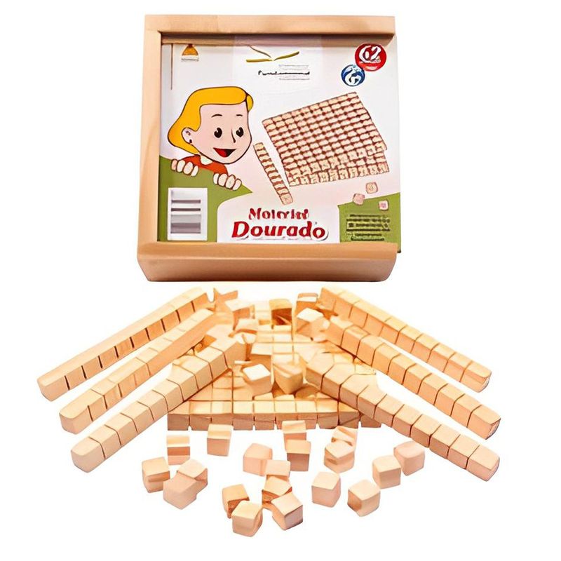 material dourado fundamental mdf 62 peças (mp)
