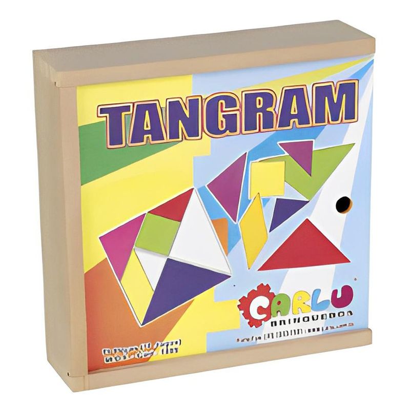 jogo tangram fundamental 10 jogos 70 peças mdf (mp)