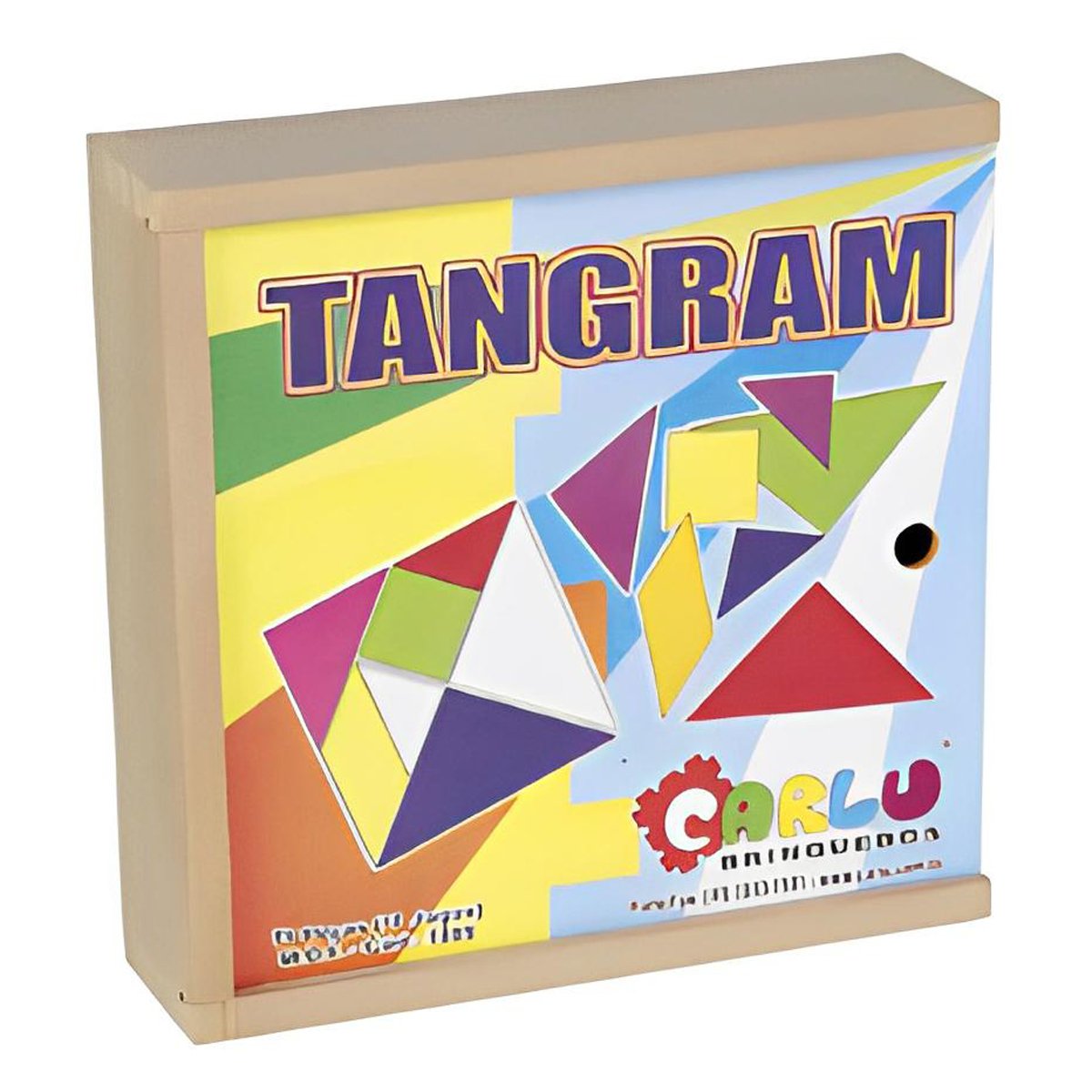 Jogo Tangram Fundamental 10 Jogos 70 Peças MDF