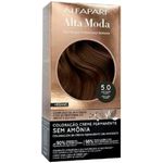 tintura para cabelo altamoda sem amônia 5.0 castanho claro (mp)