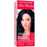 tonalizante para cabelo altamoda 1.11 preto azulado (mp)