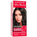 tonalizante para cabelo altamoda 30 castanho escuro (mp)