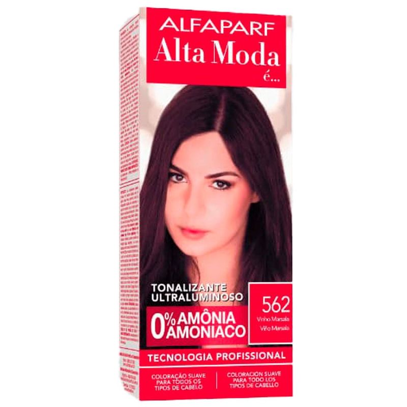tonalizante para cabelo altamoda 5.62 vinho marsala (mp)