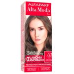 tonalizante para cabelo altamoda 7.21 louro médio cinza irise (mp)