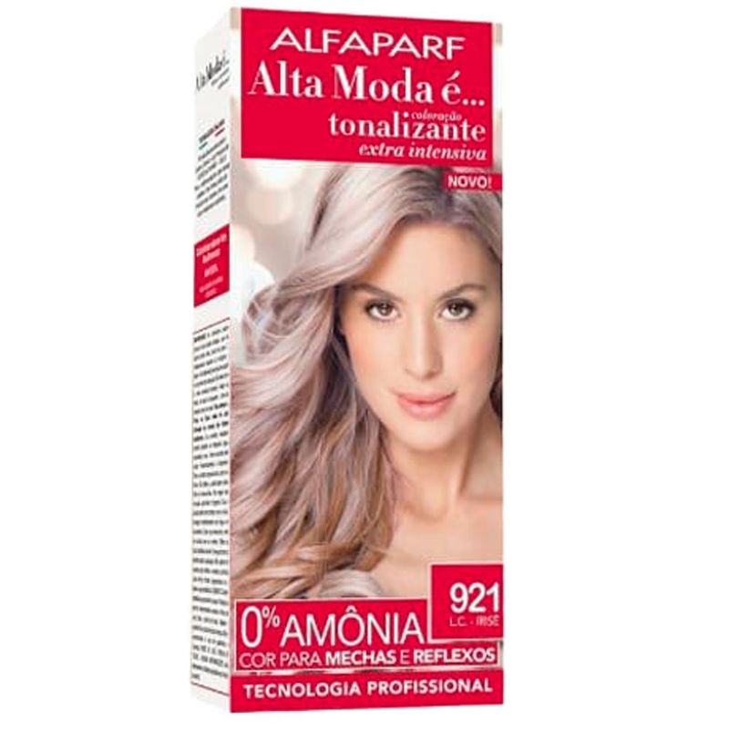 tonalizante para cabelo altamoda 9.21 louro clarissimo irise (mp)