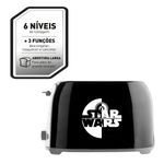 torradeira elétrica mallory star wars 4 funcões 127v preto b96000261