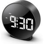 relógio e despertador digital oria preto a-bi
