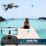 mini drone oviliee preto a-bi