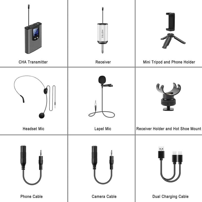 Microfone Hotec Preto