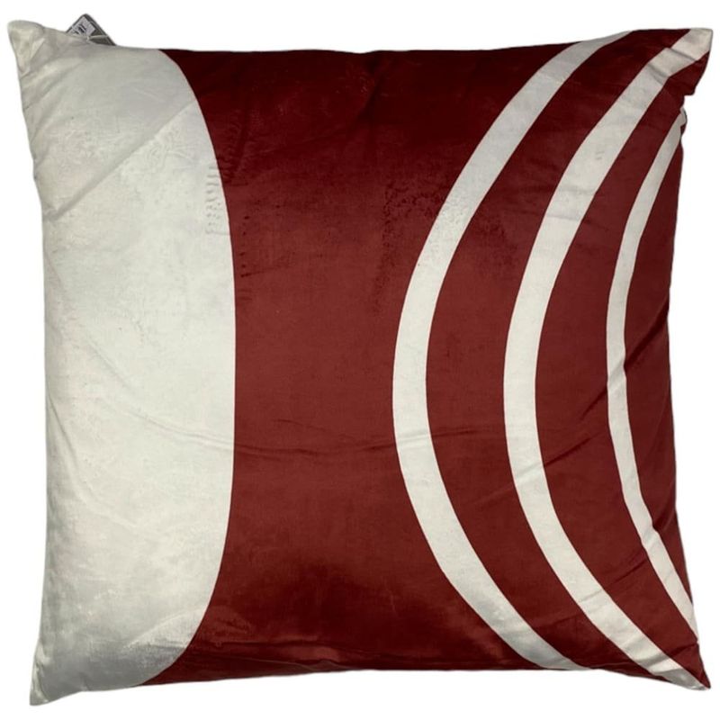 almofada noritex branco vermelho 425-211725
