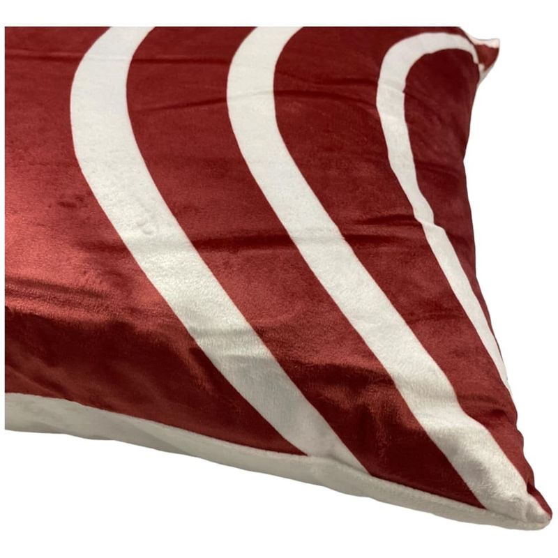 almofada noritex branco vermelho 425-211725