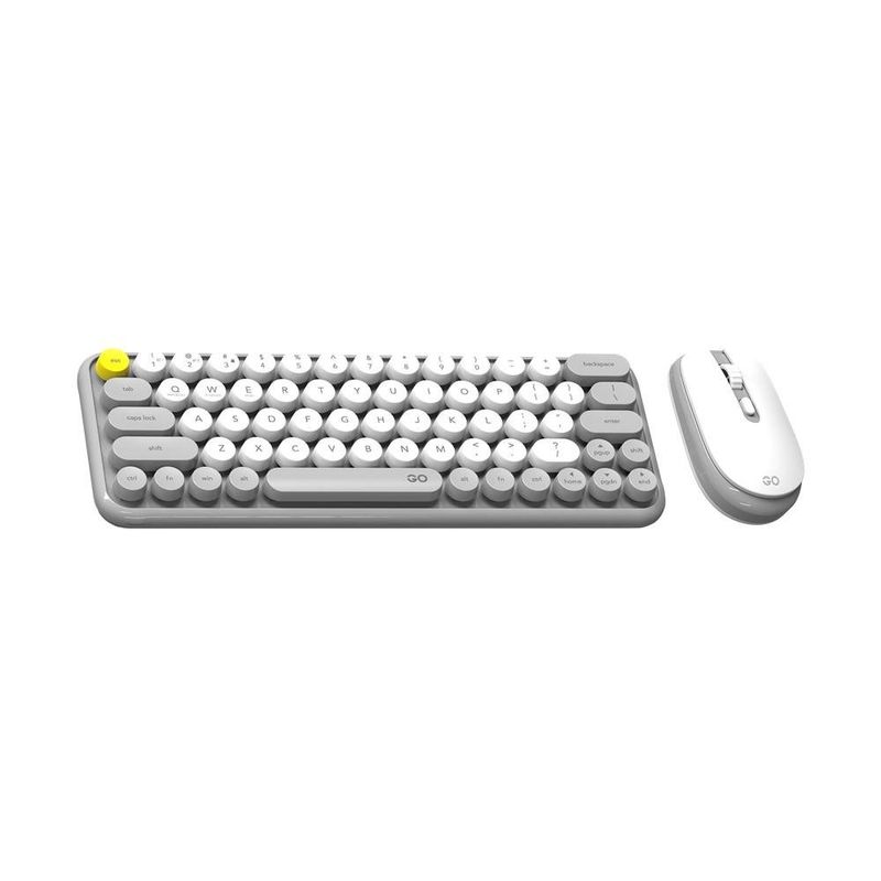 teclado e mouse sem fio go mochi80 fantech wk896 cinza (mp)