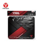 mouse pad gamer vigil pequeno fantech mp256 preto vermelho (mp)