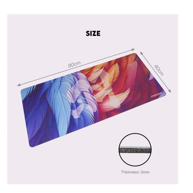 mouse pad gamer strikepad fantech mst901 90x40cm holográfico (mp)