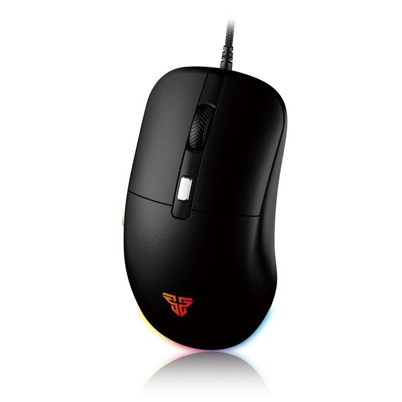 mouse usb gamer com fio katana rgb fantech vx9s preto 6 botões (mp)