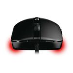 mouse usb gamer com fio katana rgb fantech vx9s preto 6 botões (mp)