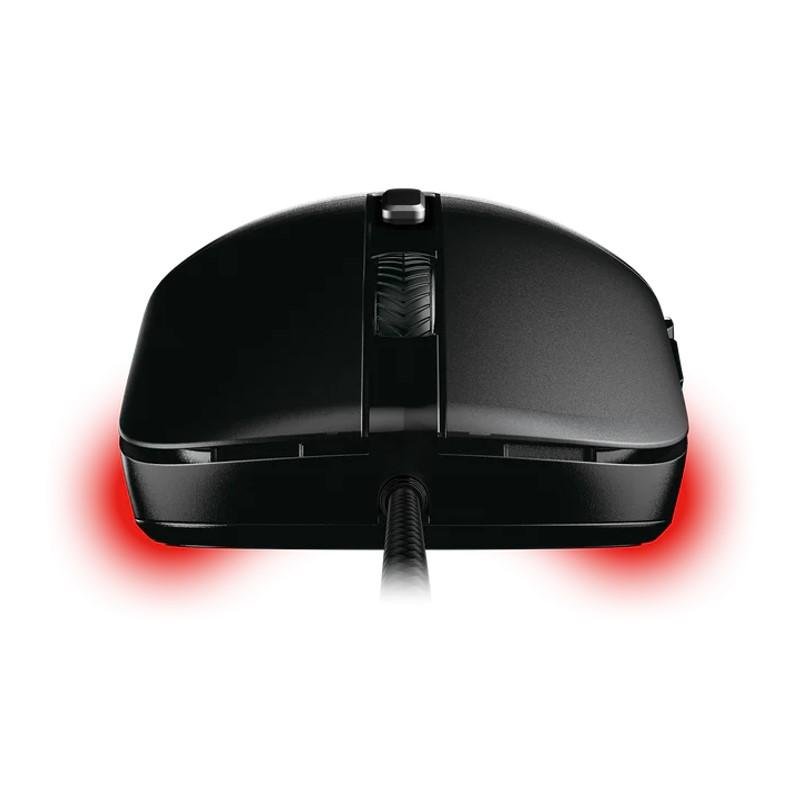 mouse usb gamer com fio katana rgb fantech vx9s preto 6 botões (mp)