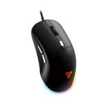 mouse usb gamer com fio katana rgb fantech vx9s preto 6 botões (mp)