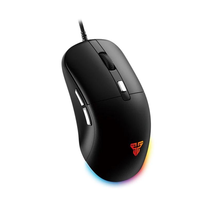 mouse usb gamer com fio katana rgb fantech vx9s preto 6 botões (mp)