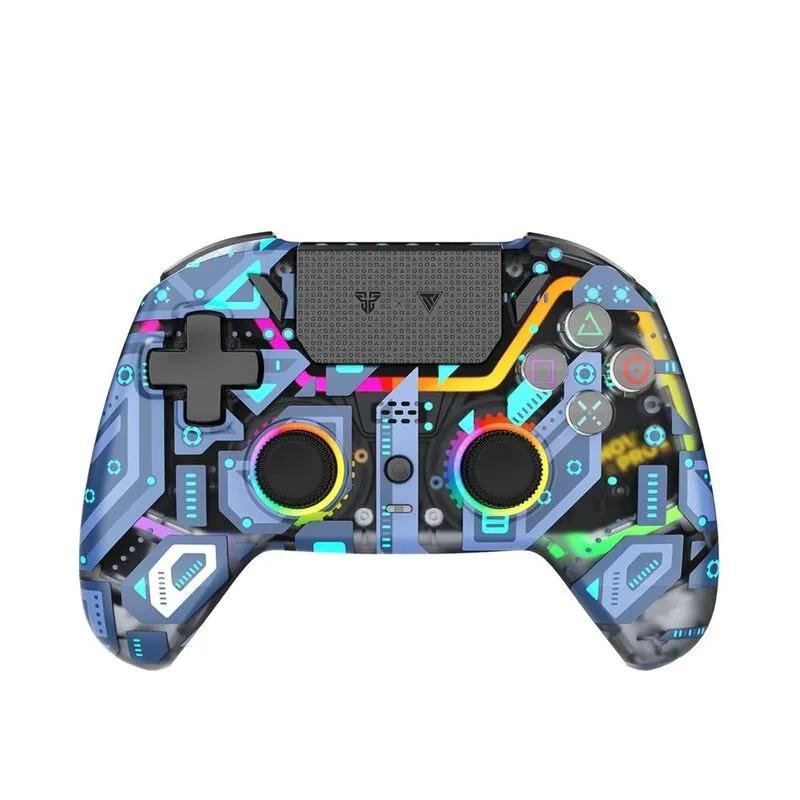 Controle Sem Fio Para PC PS3 PS4 BT Nova Pro RGB Fantech WGP14V2 Azul (MP)