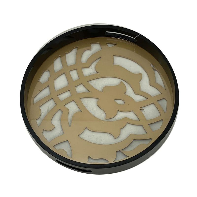 bandeja noritex 36x36x4cm preto 420-105859