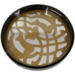 bandeja noritex 36x36x4cm preto 420-105859