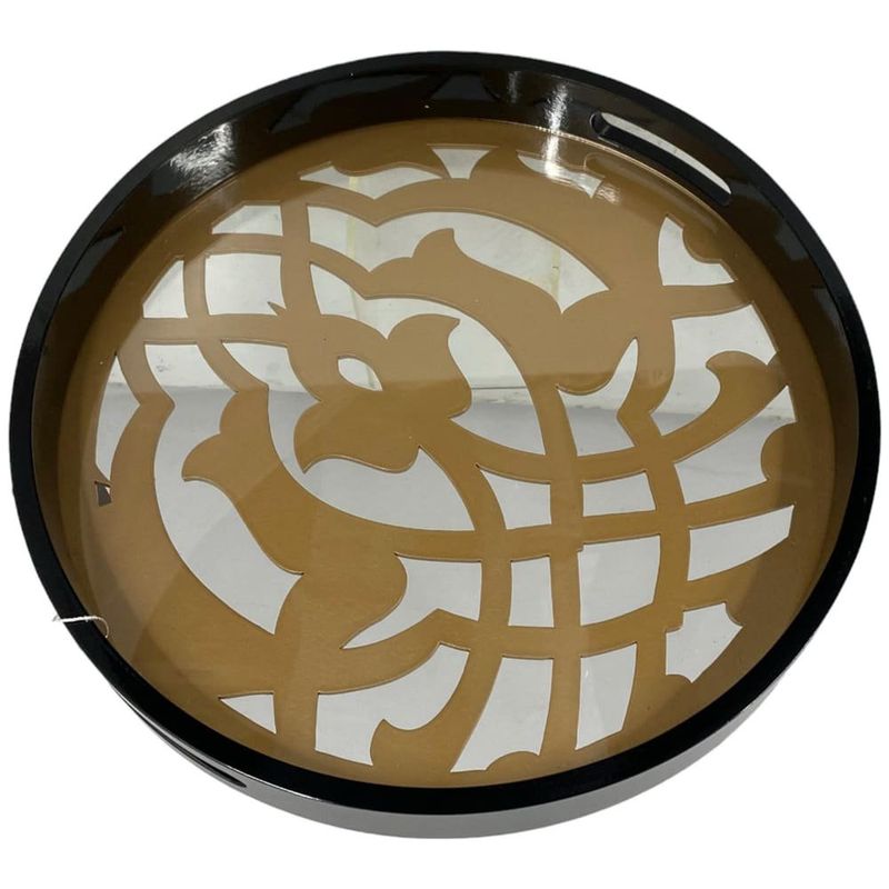 bandeja noritex 36x36x4cm preto 420-105859