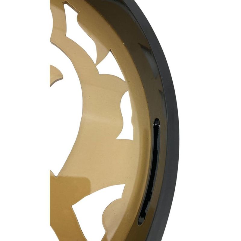bandeja noritex 36x36x4cm preto 420-105859