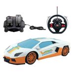 carro de controle remoto candide hot wheels turbo tiger 4546