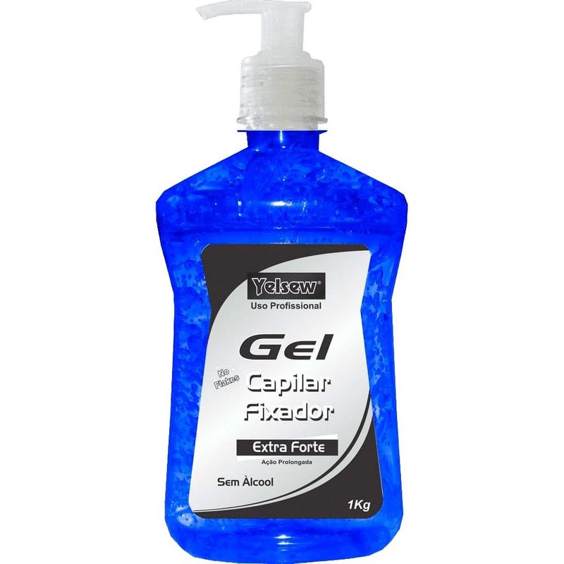 gel capilar capilar fixador yelsew azul 1kg (mp)