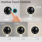 babá eletrônica quietbliss áudio e luz noturna branco a-bi