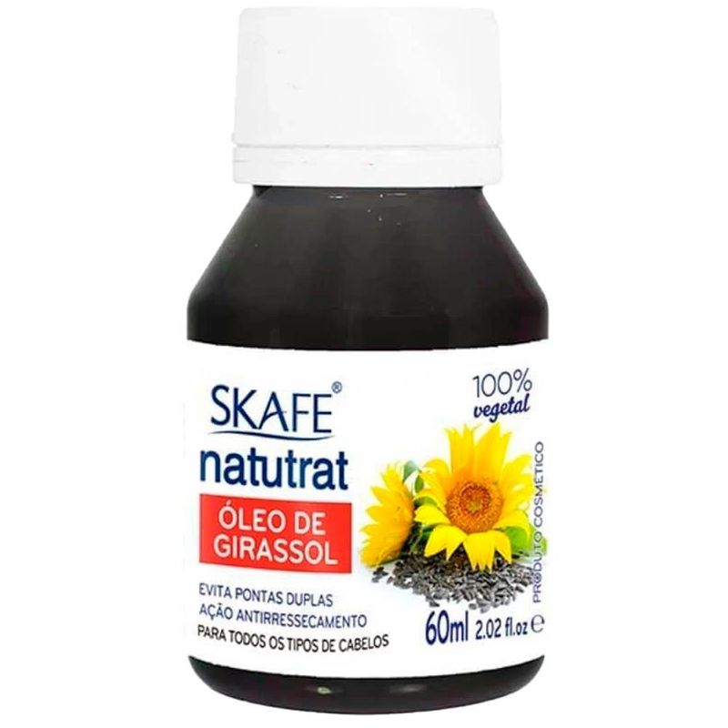 óleo capilar natutrat skafe girassol 60ml (mp)
