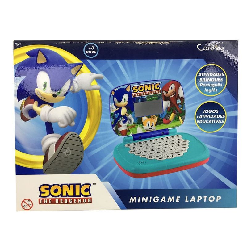 notebook infantil educativo candide sonic bilíngue 3450