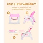 cadeira de bebê para alimentação 3 em 1 sandinrayli a-bi