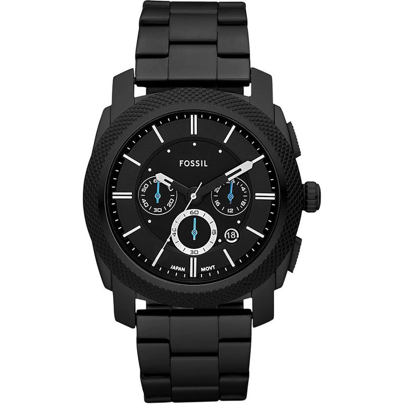relógio masculino fossil analógico preto a-bi