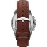 relógio masculino fossil analógico preto e marrom a-bi