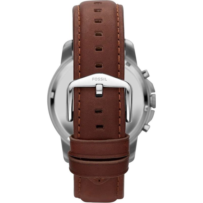 relógio masculino fossil analógico preto e marrom a-bi