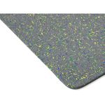 tapete para banheiro rubberkap kapazi 5mm 60x40 preto (mp)
