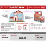 resina acrílica iquine concentrada incolor 3,6l (mp)