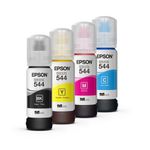 garrafa de tinta ciano para impressora ecotank epson t544222-br - original
