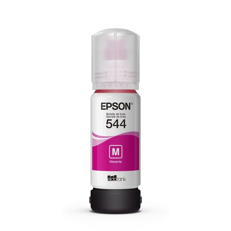 garrafa de tinta magenta para impressora ecotank epson t544322-br - original