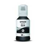 garrafa de tinta preta para impressora ecotank epson t504122-br - original