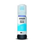 garrafa de tinta ciano para impressora ecotank epson t504222-br - original