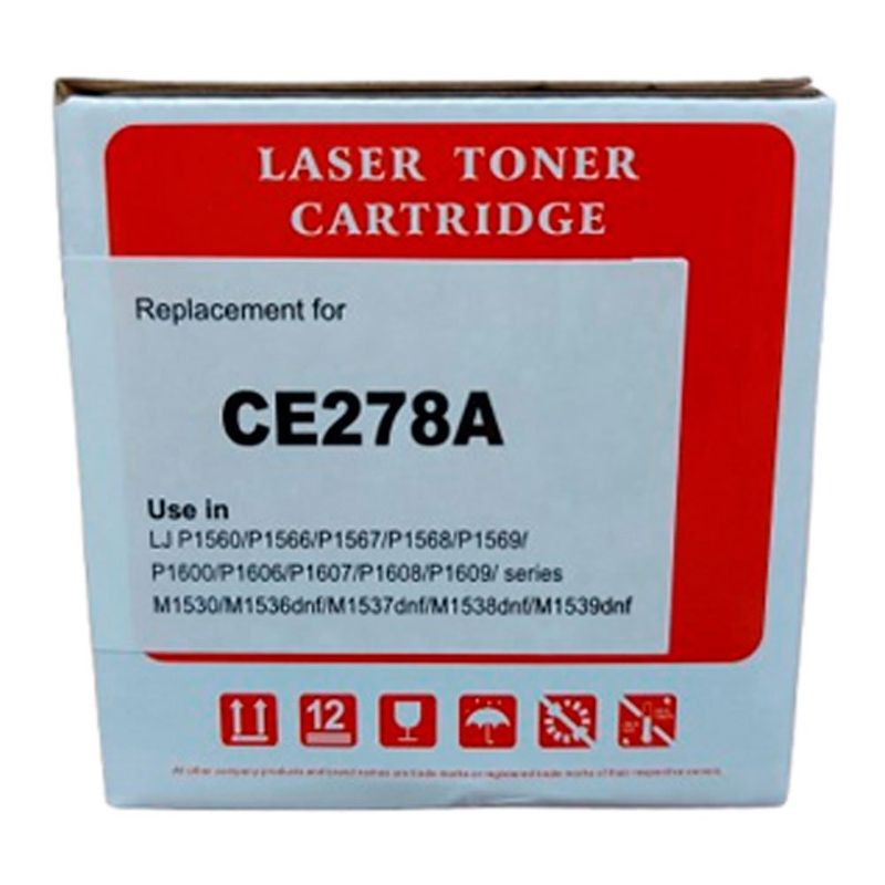 cartucho toner premium ink compatível hp ce278a (mp)