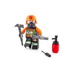 kit bonecos articulados polibrinq block heroes modelo sortido (mp)