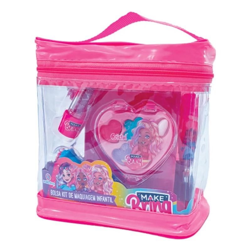 bolsa kit de maquiagem infantil polibrinq (mp)