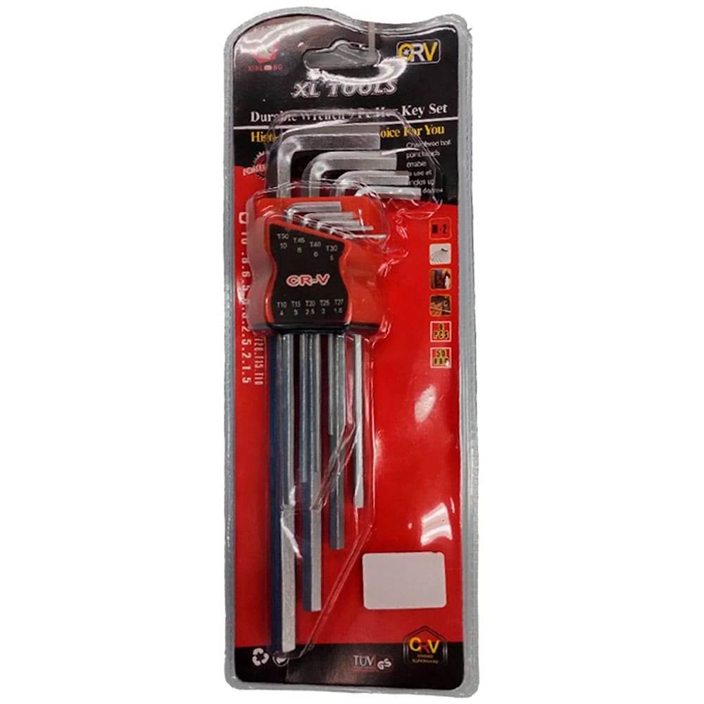 Jogo de Chave L Allen Médio XL Tools ART0075